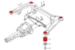 Load image into Gallery viewer, Rear Aluminium Subframe Bushings Audi B4/B5
