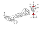 Load image into Gallery viewer, Rear Diff Mounting Polyurethane Bushings - Audi - 55mm - Track hardness
