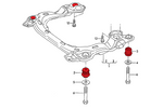 Load image into Gallery viewer, Aluminium Front Subframe Bushings Audi V8 D11 / 200 C3 (type 44)
