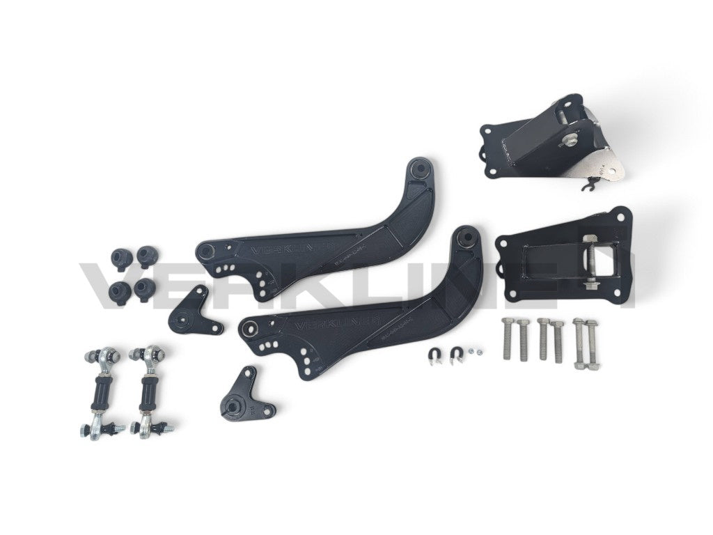 Spherical adjustable PQ35 Rear Trailing Arm Kit Audi RS3 S3 A3 8P Golf Mk5/6 Audi TT 8J Seat Leon 1P