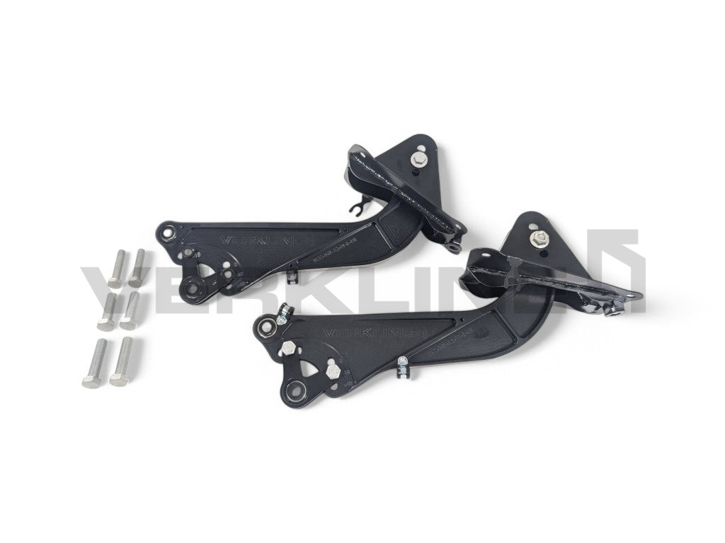 Spherical adjustable MQB Rear Trailing Arm Kit Audi RS3 S3 A3 8V Golf Mk7 Seat Leon 5F