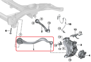 Front Caster Adjustable Control Arms Toyota Supra A90 A91