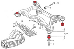 Load image into Gallery viewer, Rear Aluminium Subframe Bushings Audi B6/B7
